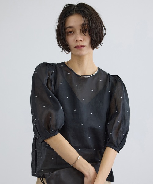 SALON adam et rope'（サロン アダム エ ロペ） ブラウス シャツ 半袖