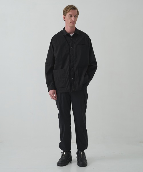 シャツ 「White Mountaineering / ホワイトマウンテニアリング」ZIP OFF LAYERED SHIRT メンズの画像