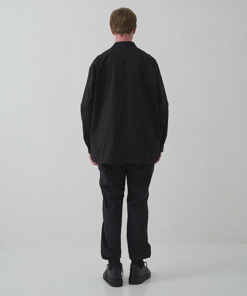 シャツ 「White Mountaineering / ホワイトマウンテニアリング」ZIP OFF LAYERED SHIRT メンズの画像