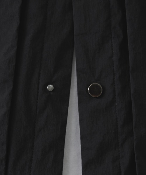 シャツ 「White Mountaineering / ホワイトマウンテニアリング」ZIP OFF LAYERED SHIRT メンズの画像