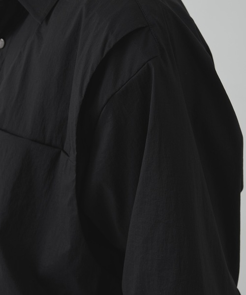 シャツ 「White Mountaineering / ホワイトマウンテニアリング」ZIP OFF LAYERED SHIRT メンズの画像