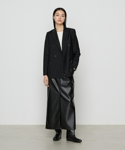 「COMME CA」 長袖カットソー L ライトグレー レディース_画像2