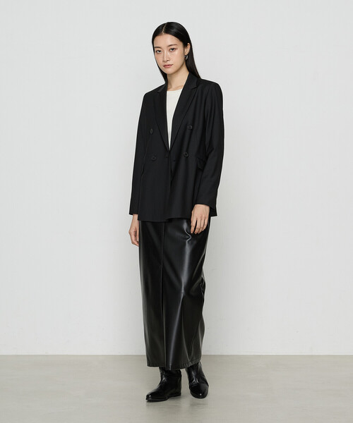「COMME CA」 長袖カットソー L ライトグレー レディース_画像3