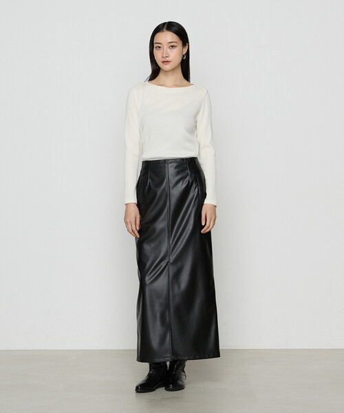 「COMME CA」 長袖カットソー L ライトグレー レディース_画像4