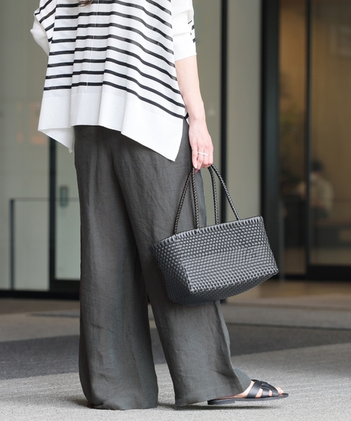 「JOURNAL STANDARD relume」 イージーパンツ 38 ライトグレー レディースの画像