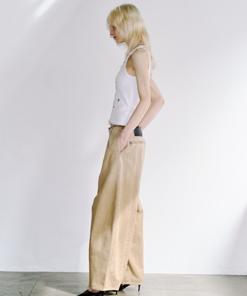 ジョゼムーン タンクトップ JOSE MOON（ジョゼムーン） タンクトップ ノースリーブ EYELET TANK