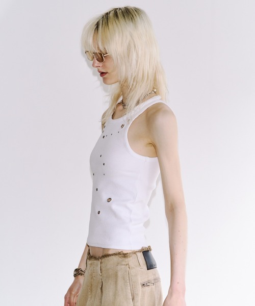 トップス josemoon EYELET TANK TOP EYELET TANK TOP – JOSEMOON