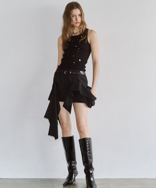 JOSE MOON（ジョゼムーン） タンクトップ ノースリーブ EYELET TANK