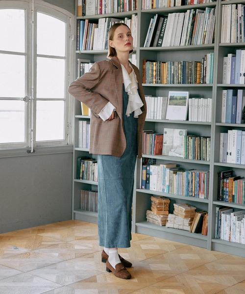 「mysty woman」 テーラードジャケット SMALL モカ レディース_画像7