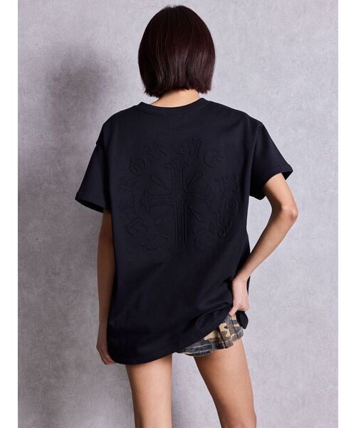 GYDA（ジェイダ） tシャツ 半袖 sacred edge cross emboss BIG Tシャツ