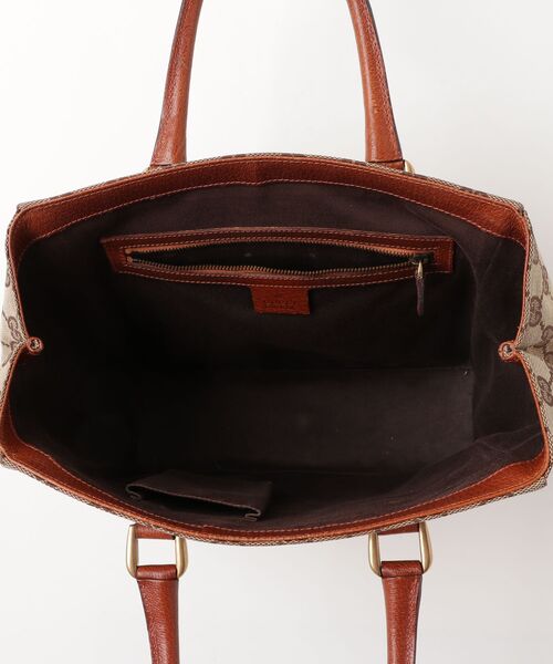 美品 GUCCI GGキャンバス ビジネスバッグ ハンドバッグ ベージュ GUCCI（グッチ） GGキャンバス ハンドバッグ - ベージュ レディース