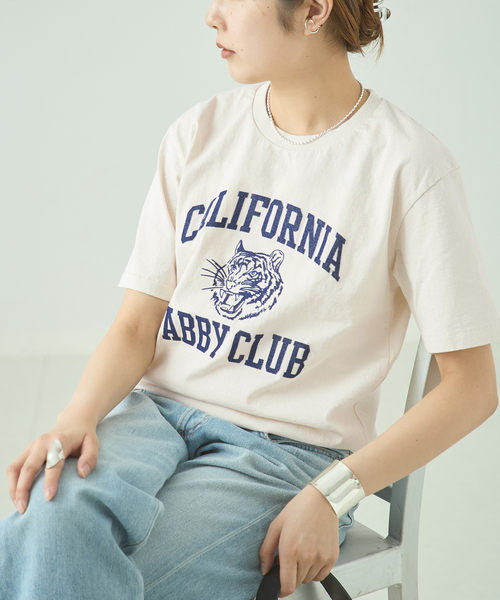 MIXTA（ミクスタ） tシャツ 半袖 CALIFORNIA TABBY CLUB CREW Tシャツ