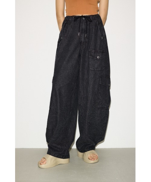 「THROW by SLY」 デニムパンツ 1 ブルー レディース_画像2