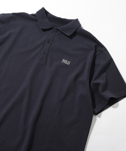 「POLO BCS」 半袖ポロシャツ L ネイビー レディース_画像5