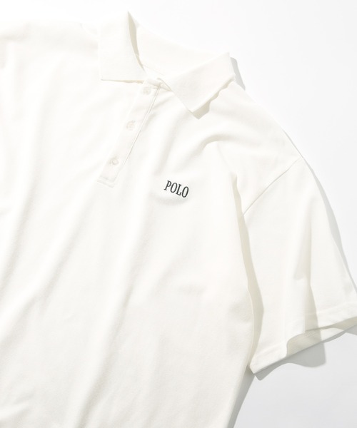 「POLO BCS」 半袖ポロシャツ L ネイビー レディース_画像8