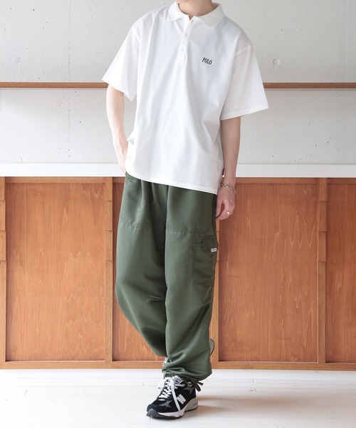 「POLO BCS」 半袖ポロシャツ L ネイビー レディース_画像9