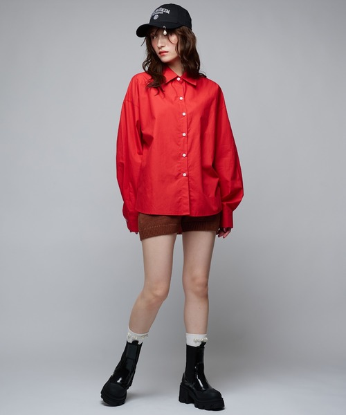 「Narcissus」 長袖シャツ FREE ピンク レディース_画像7