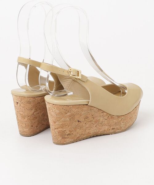 JIMMY CHOO（ジミーチュウ） ヒールサンダル 35 ベージュ レディース