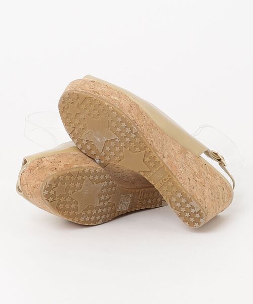 jimmychoo ジミーチュウ　クロスサンダルミュール　ベージュロゴ美品35 JIMMY CHOO（ジミーチュウ） ヒールサンダル 35 ベージュ レディース