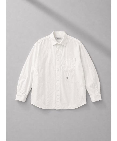 シャツ 「nanamica/ナナミカ」S26SG082 Regular Collar Wind Shirt 