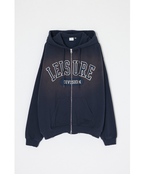 MOUSSY（マウジー） パーカー UNIV PATCHED ZIP フーディー レディース