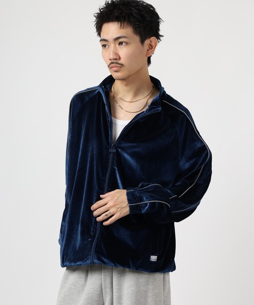 PRO CLUB ベロア ジャージ セットアップ ネイビー S PRO CLUB（プロクラブ） ジャージ PRO CLUB VELOUR TRACK JACKET