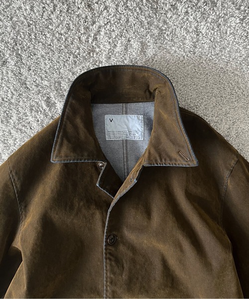 O（オー） デニムジャケット gジャン VOAAOV Flocky denim coverall