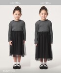ワンピース チュールドッキング ワンピース /...の詳細画像4