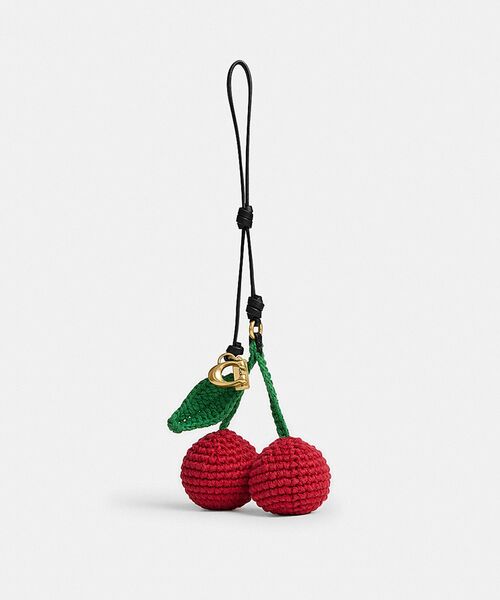 【美品】COACH コーチ キーホルダー バッグチャーム チェリー さくらんぼ COACH（コーチ） キーホルダー チェリー バッグ チャーム : ZOZOTOWN
