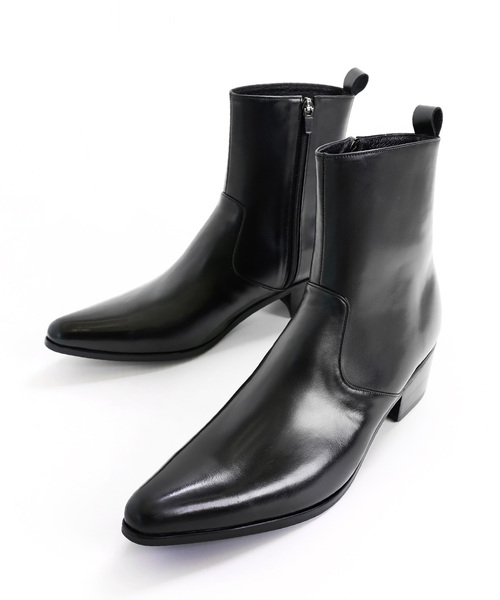 セール 登場から人気沸騰 メンズ ヒールレザーブーツ Hare ブーツ