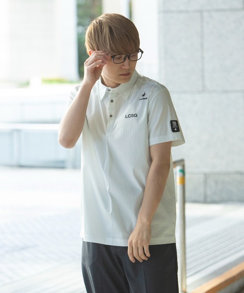 ポロシャツ ゴルフ New Comfort サンスクリーン先染めストレッチサッカー半袖ポロシャツ ポロシャツ ポロ ゴルフウェア おしゃれ スポー Zozotown Paypayモール店 通販 Paypayモール