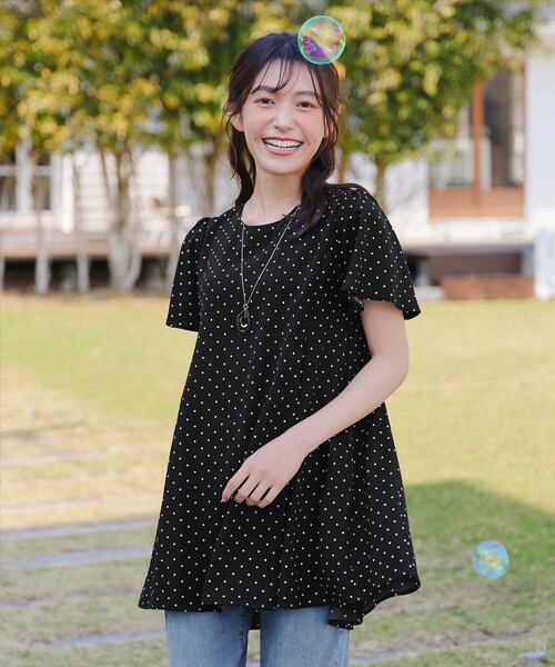 Tiaclasse ブラウス シャツ 「おのののかさん着用」半袖＆七分袖選べる
