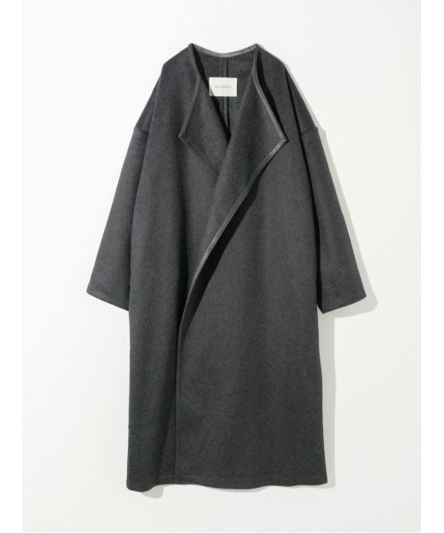 MIDIUMISOLID/ロングコート/ MIDIUMISOLID コート アウター ロングドレープコート レディース