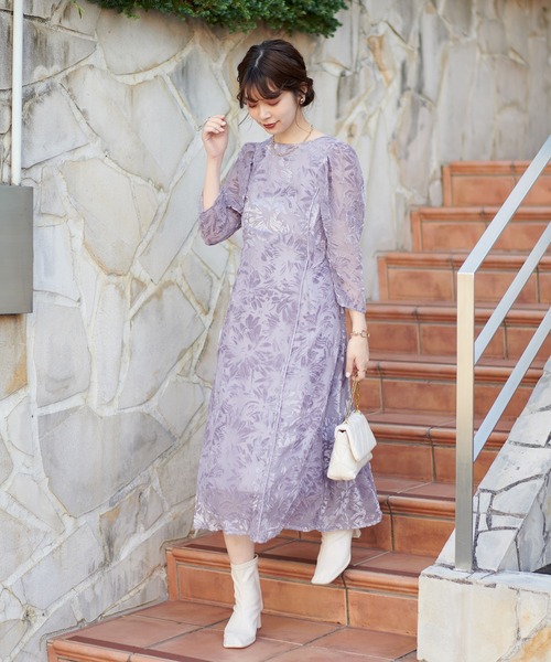 ELLE エル ラベンダー×ホワイト 120 入学 卒園 フォーマル ELLE エル ラベンダー×ホワイト 120 入学 卒園 フォーマル