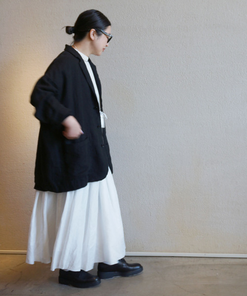 未使用 ジャーナルスタンダードラックス エアワッシャー ギャザースカート JOURNAL STANDARD LUXE（ジャーナルスタンダード ラックス）の「エア