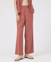 カリテ（qualite）/【セットアップ対応】ブライトリネンパンツ qualite（カリテ） パンツ 「セットアップ対応」ブライトリネンワイド