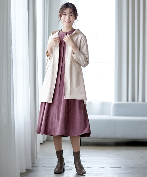 Tiaclasse マウンテンパーカー ウインドブレーカー ミドル丈マウンテン