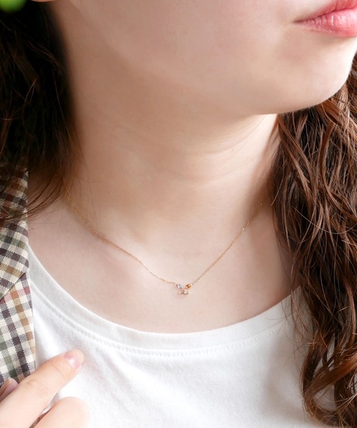 va vendome aoyama ネックレス K10YG ねこ オッドアイ