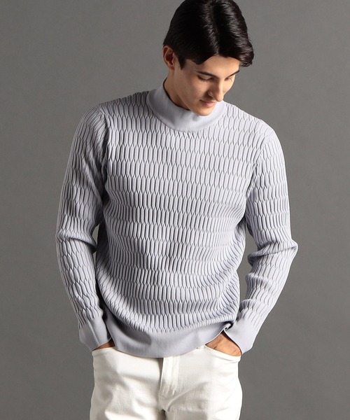 MONSIEUR NICOLE（ムッシュニコル） セーター ニット ジオメトリック