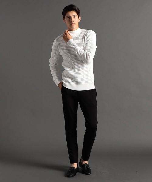 MONSIEUR NICOLE（ムッシュニコル） セーター ニット ジオメトリック