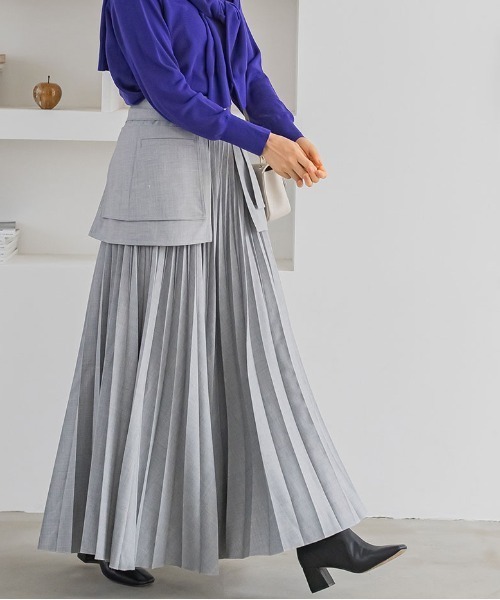 LAUTREAMONT（ロートレアモン） スカート ポケットプリーツスカート