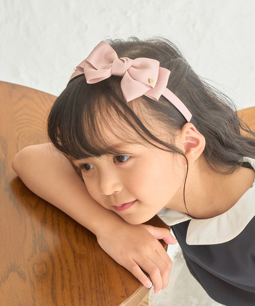 ROPE' PICNIC カチューシャ 「KIDS」グログランリボン