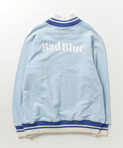  特価ブログのポータルサイト BadBlue ジャージ (バッドブルー) Logo Zipup Jersey Skyblue 応援グッズ