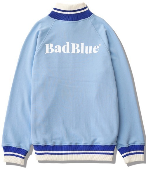 BadBlue ジャージ (バッドブルー) Logo Zipup Jersey Skyblue