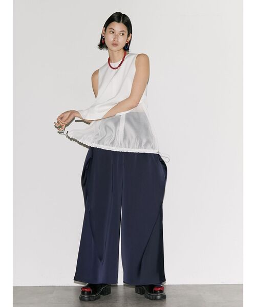 UN3D.　ノースリーブ　タンクトップ　トップス UN3D. タンクトップ ノースリーブ IRREGULAR HEM TT / イ
