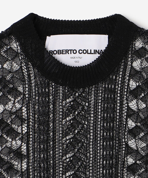 ROBERTO COLLINA ニット roberto collina | レースニットベスト