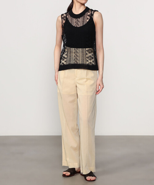 roberto collina | レースニットベスト ROBERTO COLLINA ニット roberto collina | レースニットベスト