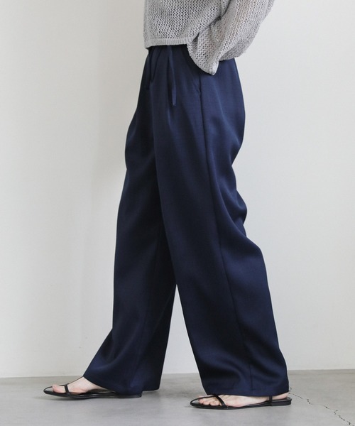 select MOCA（セレクトモカ） パンツ ハイウエストサイドベルトワイド