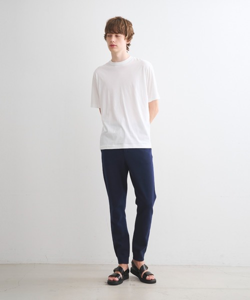 【新品未着用】three dots リブジャージー オープンクルーネックS 新品未着用】three dots リブジャージー オープンクルーネックS