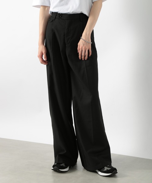 新品同様Cellar Door クロップドパンツ スラックス サイズ48 CELLAR DOOR（セラドール）の「Cellar Door │ ワイドスラックス